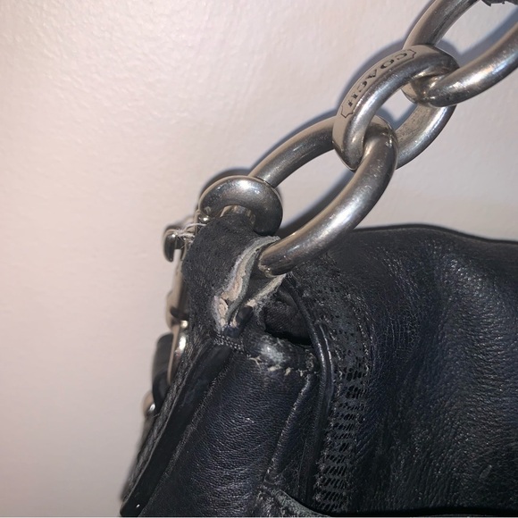 Coach Black Leather Crossbody Bag - Picture 15 of 15